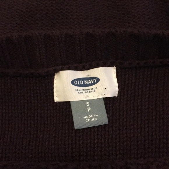 Old Navy Purple Cable Knit Sweater Dress - Picture 3 of 8